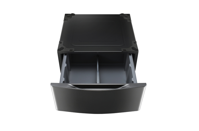 LG WDP4K 13.6" Pedestals for Black Stainless Steel models, Metallic Front, Pocket handle