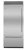 BlueStar BBB36R2 36 Inch Bottom Freezer Refrigerator Pro 22.4 Cu Ft