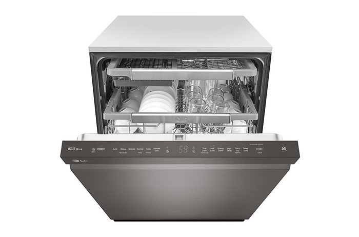 LG LDP6809SS 24 Inch Dishwasher 3rd Rack Wi-Fi Top Controls